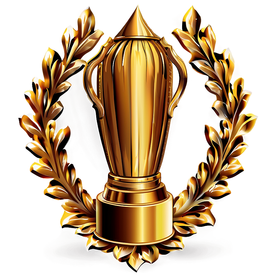 Golden Trophy Award Png Uqw49 PNG Image