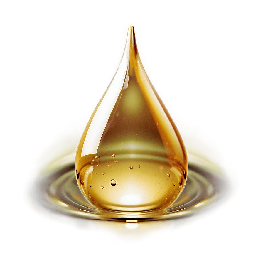 Golden Water Drop Png Arg66 PNG Image