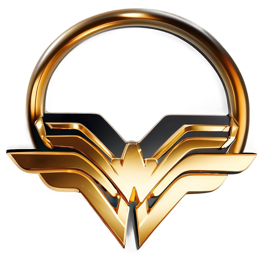 Golden Wonder Woman Logo Png Eam75 PNG Image