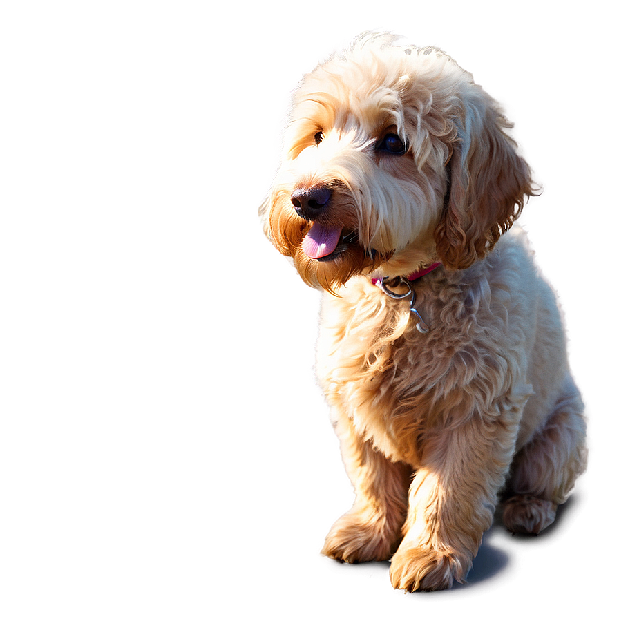 Goldendoodle In Autumn Png Idt64 PNG Image