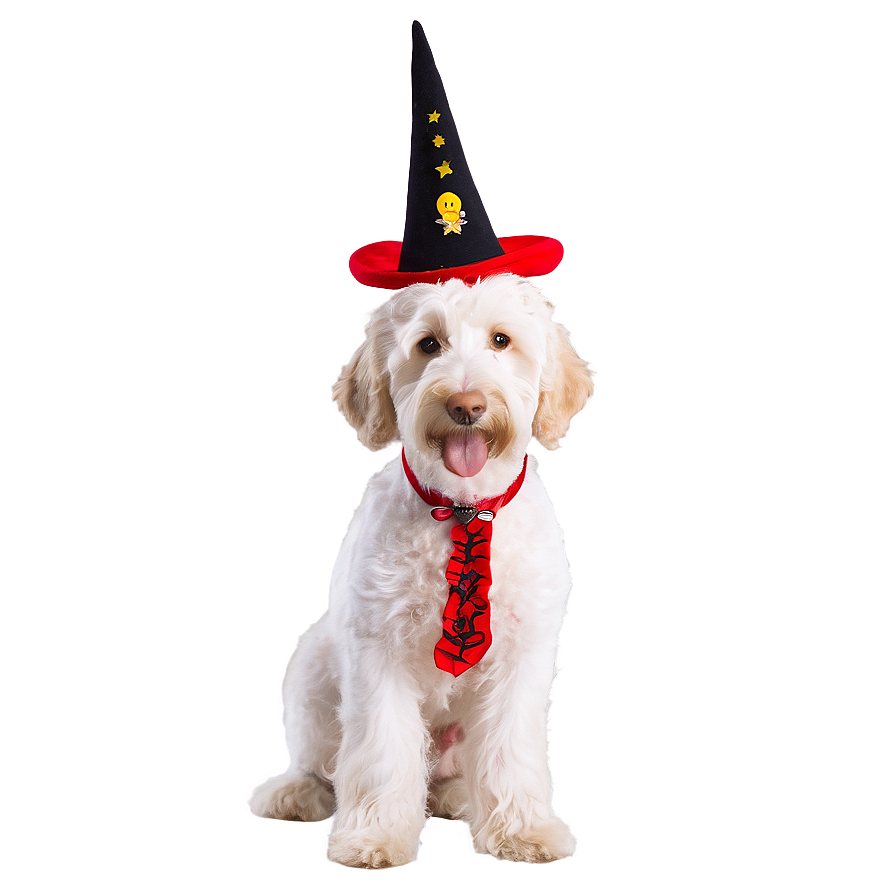 Goldendoodle In Costume Png 40 PNG Image