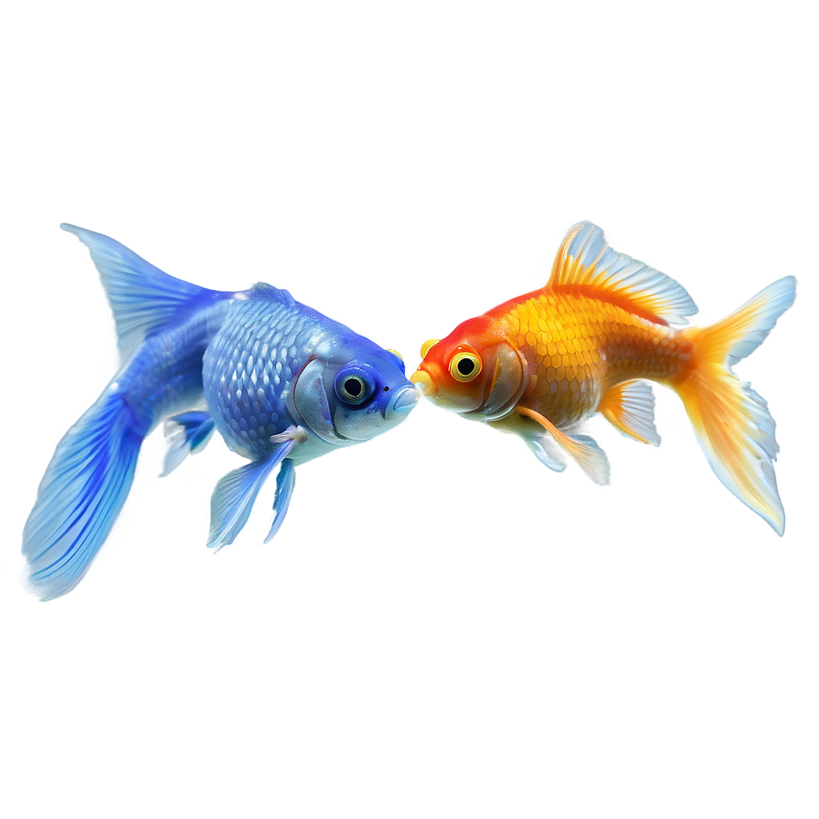 Goldfish Feeding Time Png Evt15 PNG Image