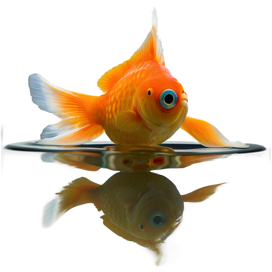 Goldfish Reflection Png 05212024 PNG Image