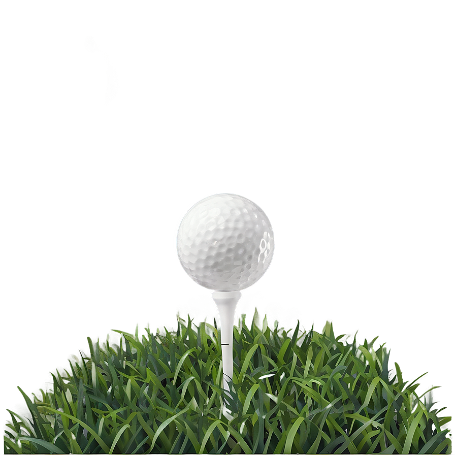 Golf Ball On Tee Png Gxc50 PNG Image