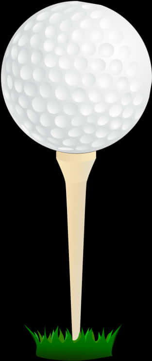 Golf Ballon Tee PNG Image