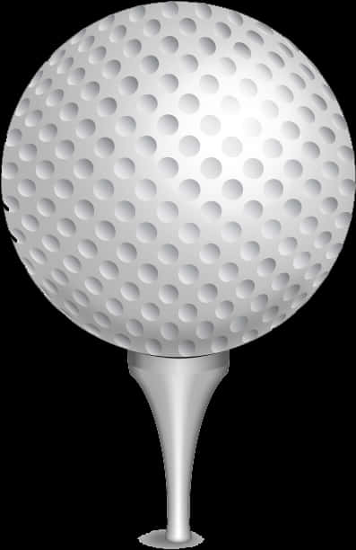 Golf Ballon Tee Graphic PNG Image