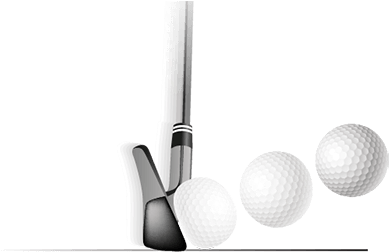 Golf Cluband Balls PNG Image