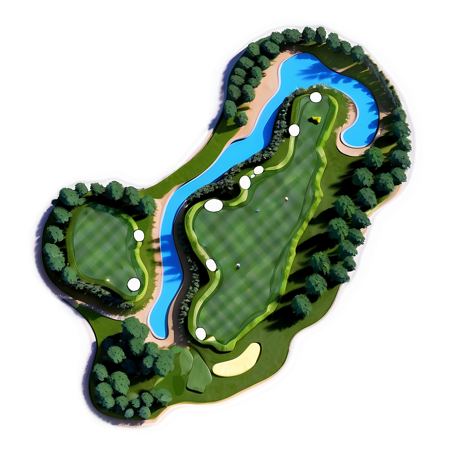 Golf Course Map Png 05212024 PNG Image