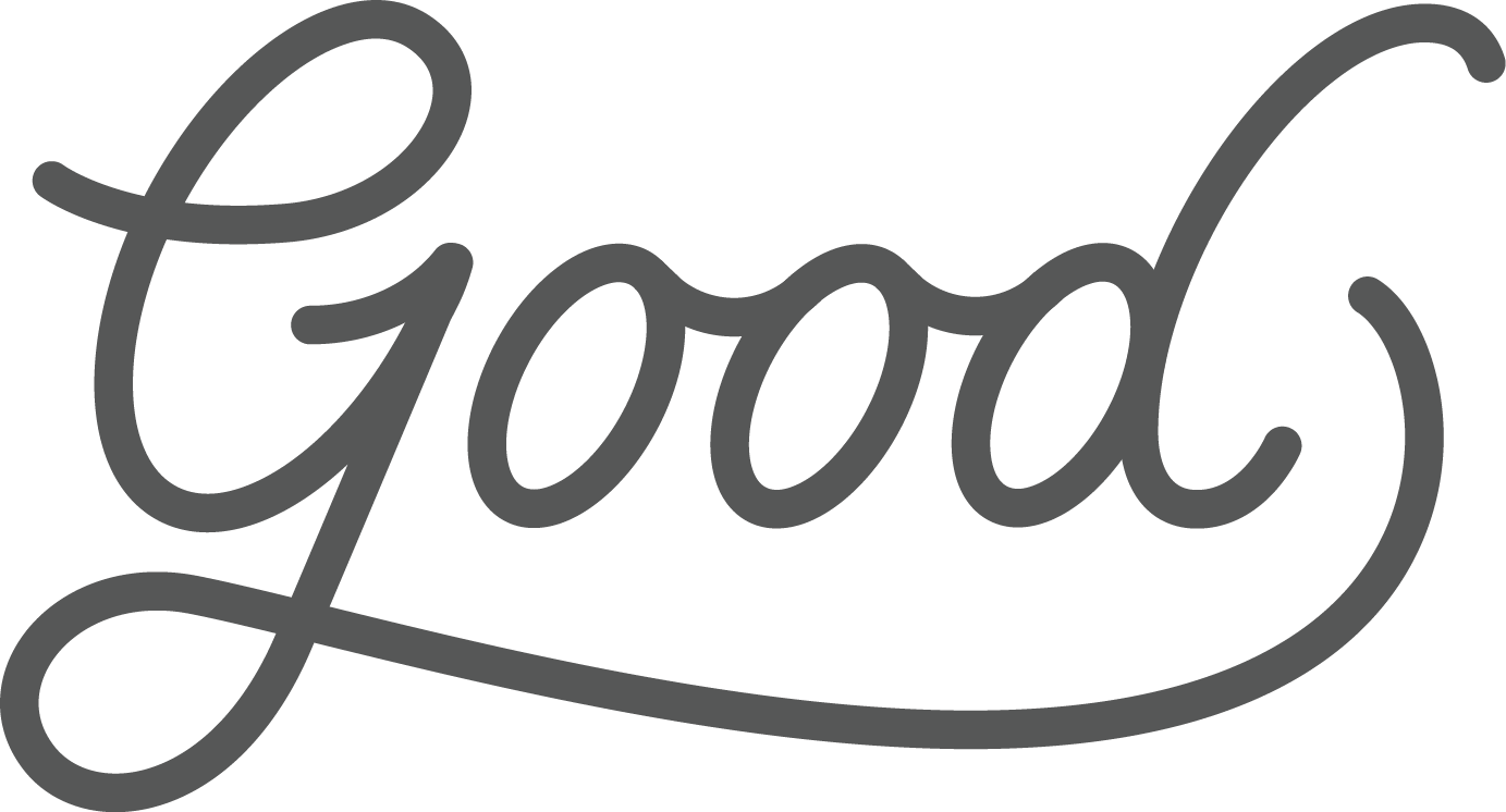 Good Coffee Logo Script Style PNG Image