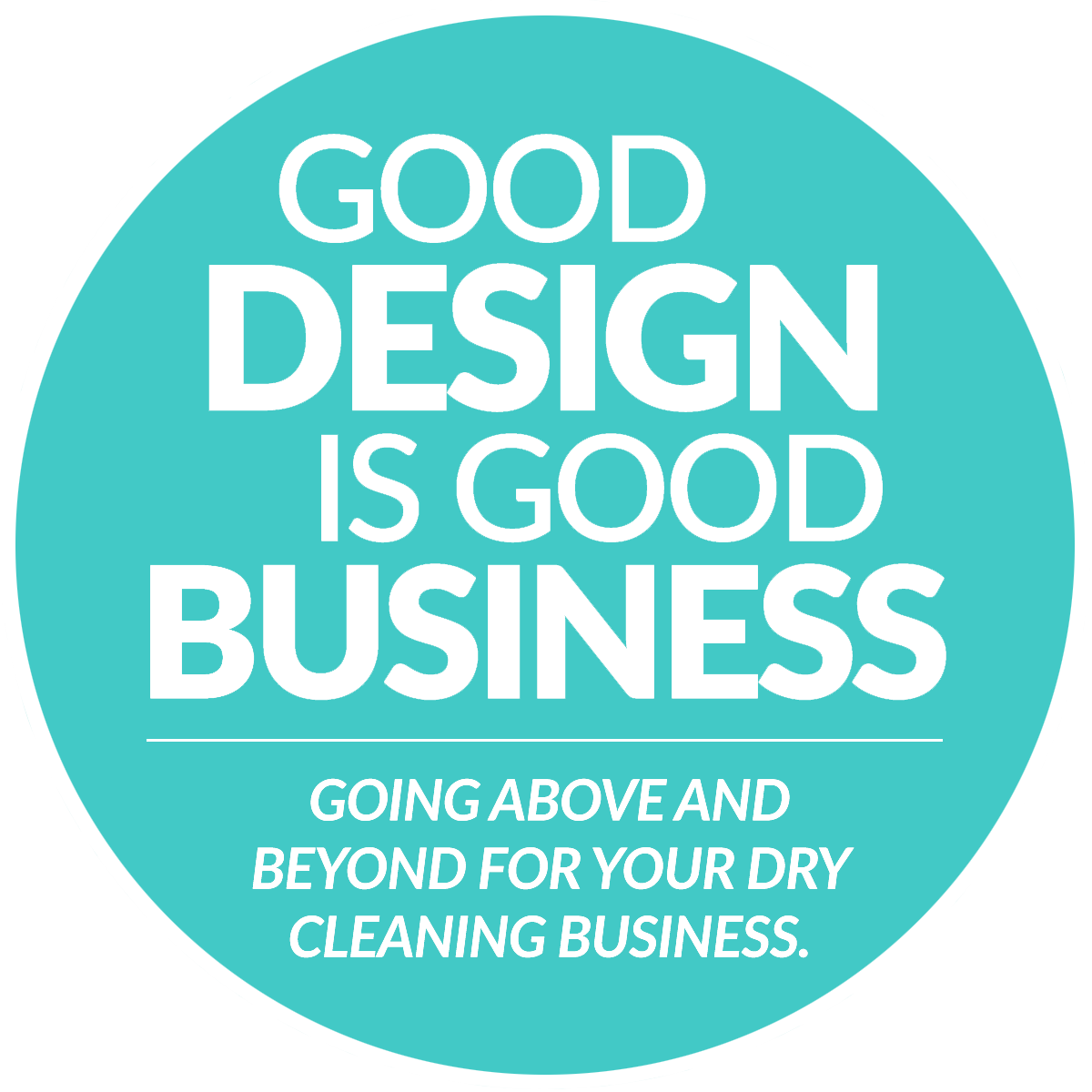 Good Design Business Motto Circle PNG Image