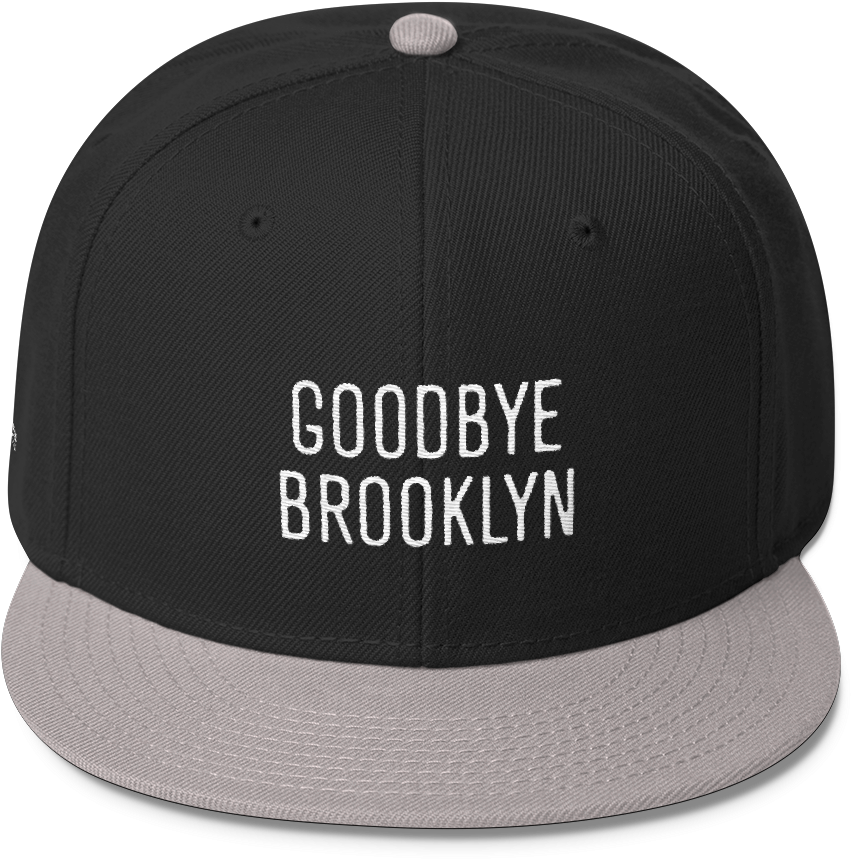 Goodbye Brooklyn Black Cap PNG Image