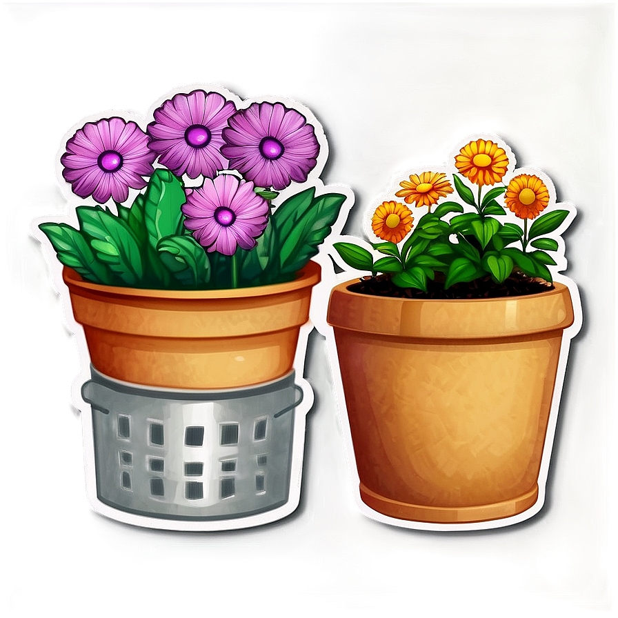 Goodnotes Gardening Stickers Png 06282024 PNG Image