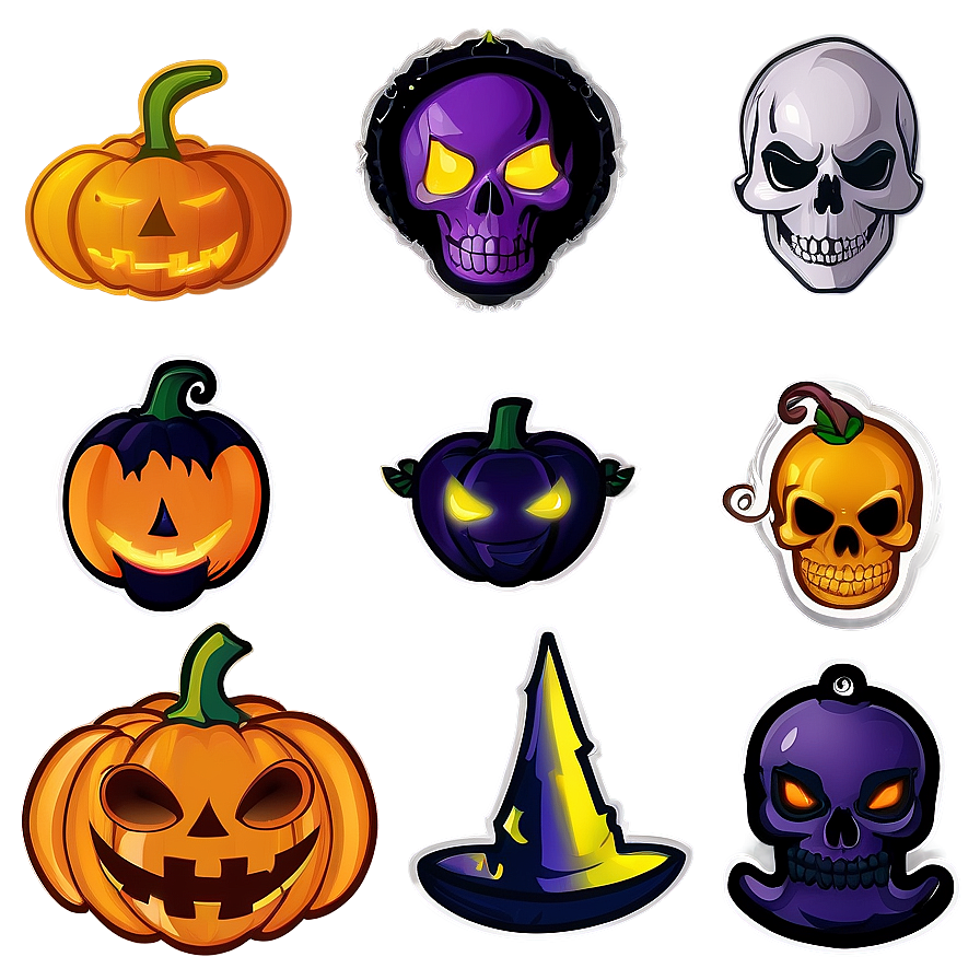 Goodnotes Halloween Stickers Png 06282024 PNG Image