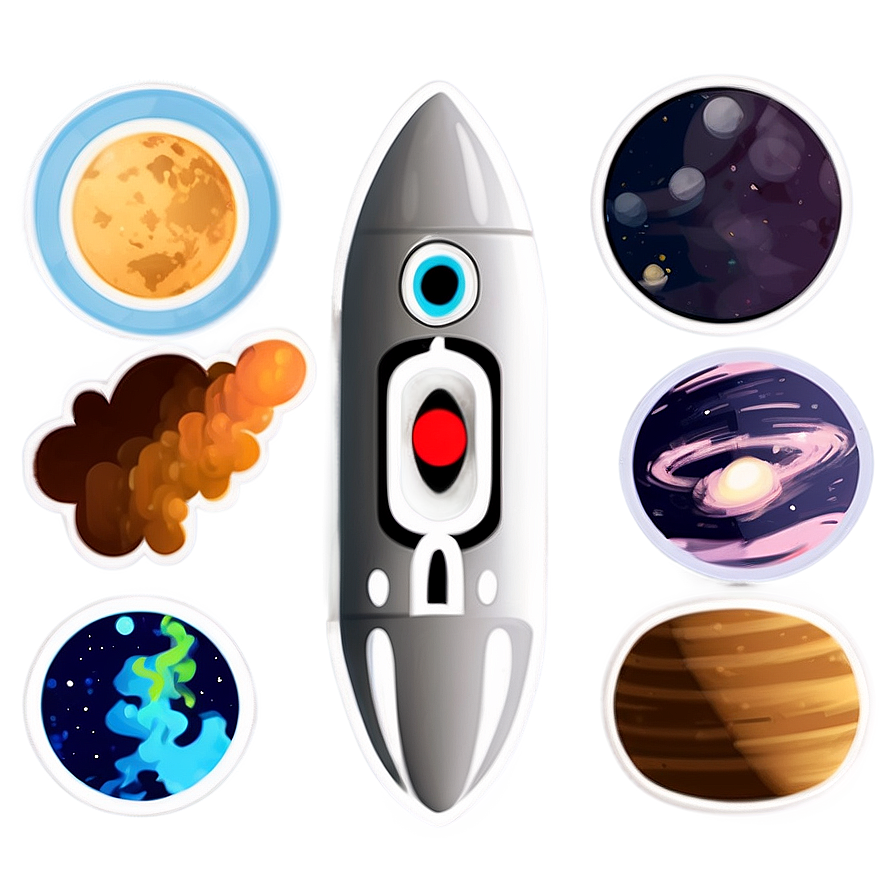 Goodnotes Space Stickers Png Dcj PNG Image