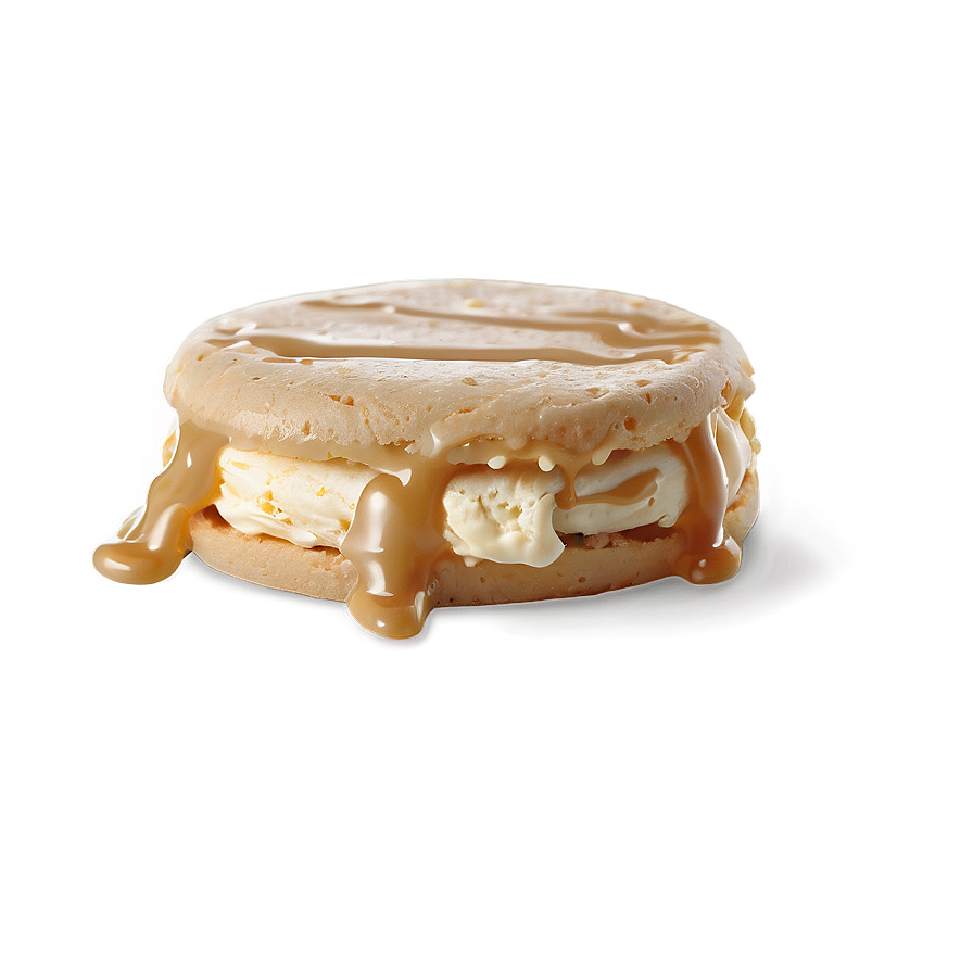 Gooey Caramel Ice Cream Sandwich Png 06212024 PNG Image