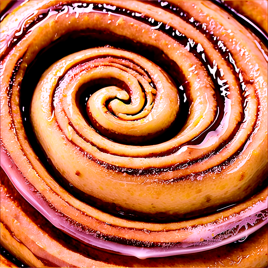 Gooey Cinnamon Roll Delight Png Weo PNG Image