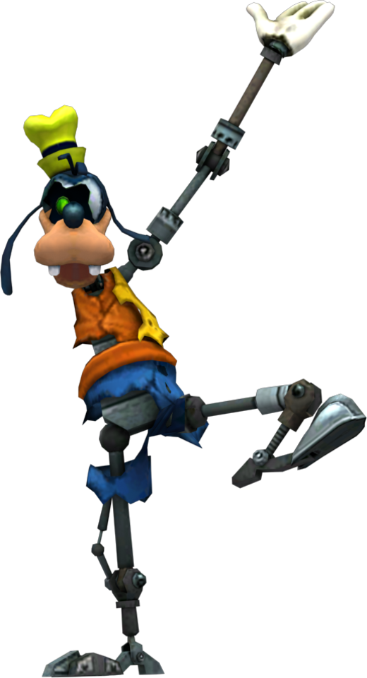 Goofy Animated Character Pose PNG Image