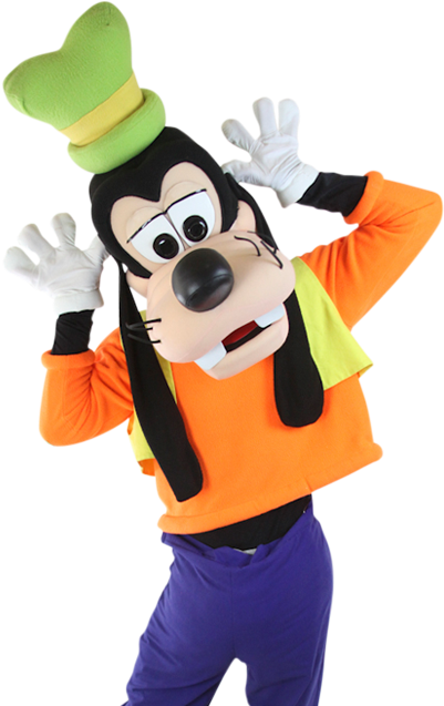 Goofy Character Pose PNG Image