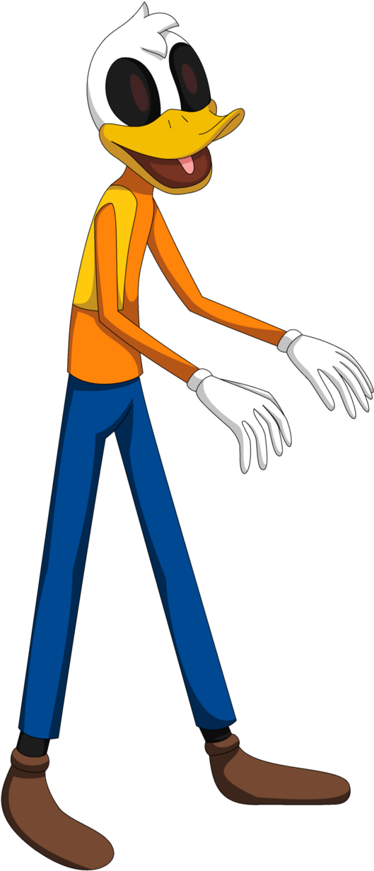 Goofy Standing Side Pose PNG Image