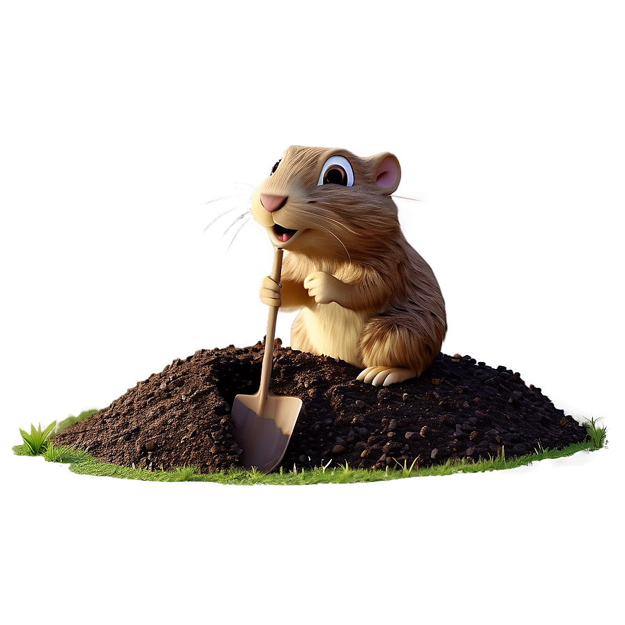 Gopher Digging Hole Png 06292024 PNG Image