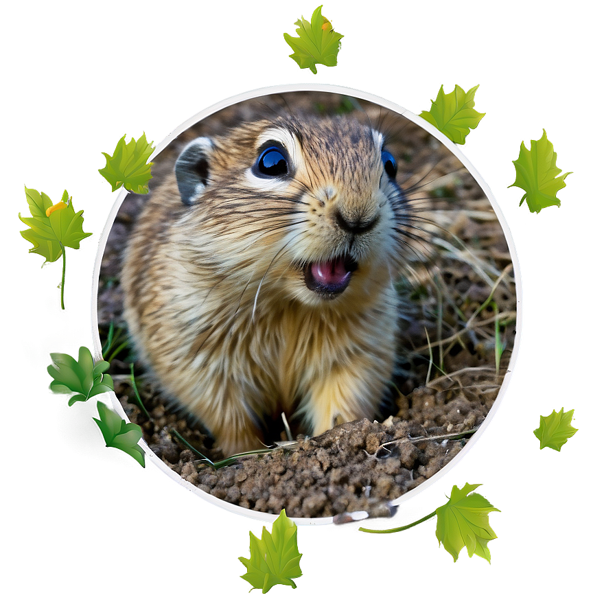 Gopher Popping Out Of Hole Png Hjp46 PNG Image