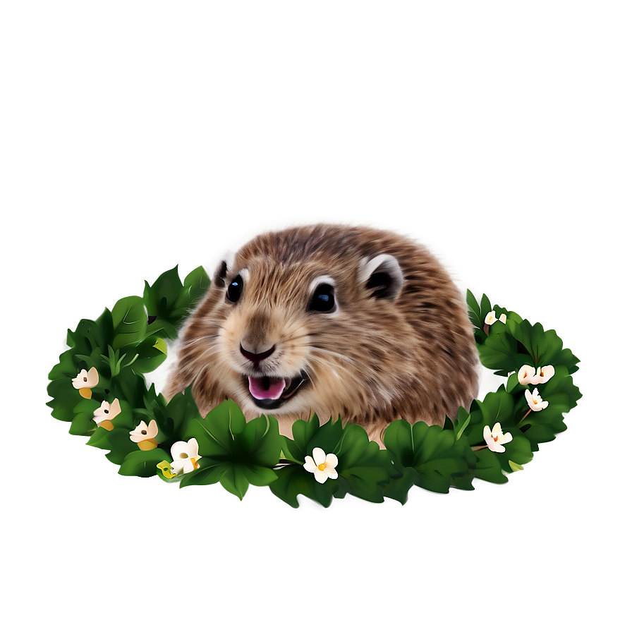 Gopher With Flower Crown Png Lkg40 PNG Image