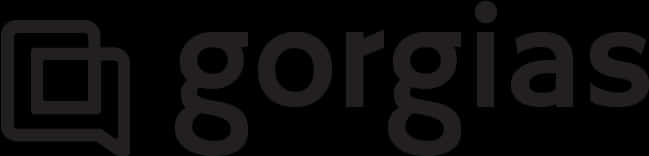 Gorgias Email Logo Black PNG Image