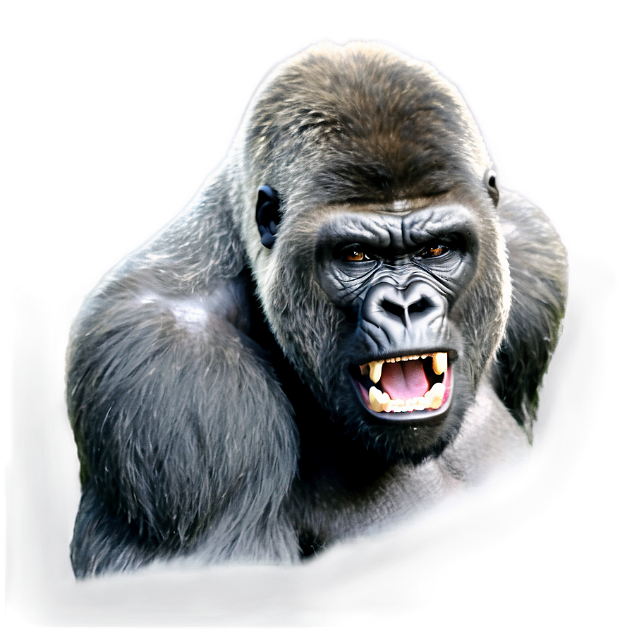 Gorilla Anger Expression Png Xes42 PNG Image