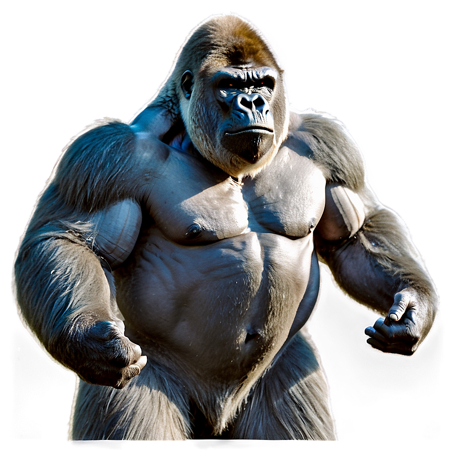 Gorilla Anger Pose Png Ifq PNG Image