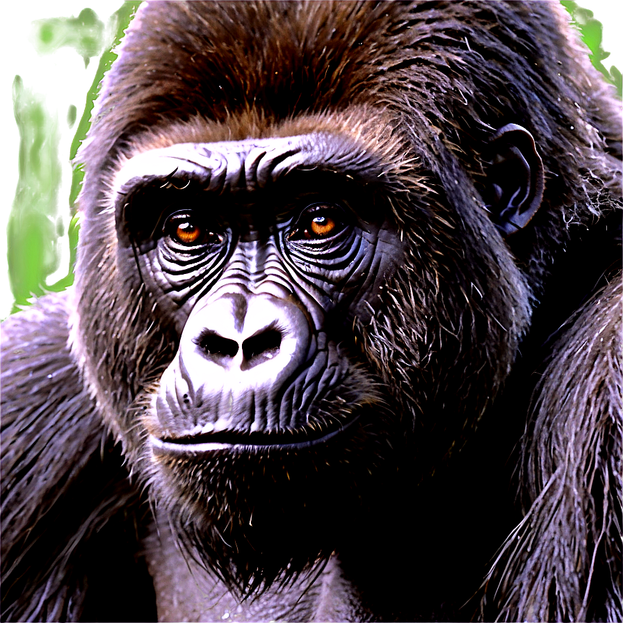 Gorilla In Jungle Png 05212024 PNG Image