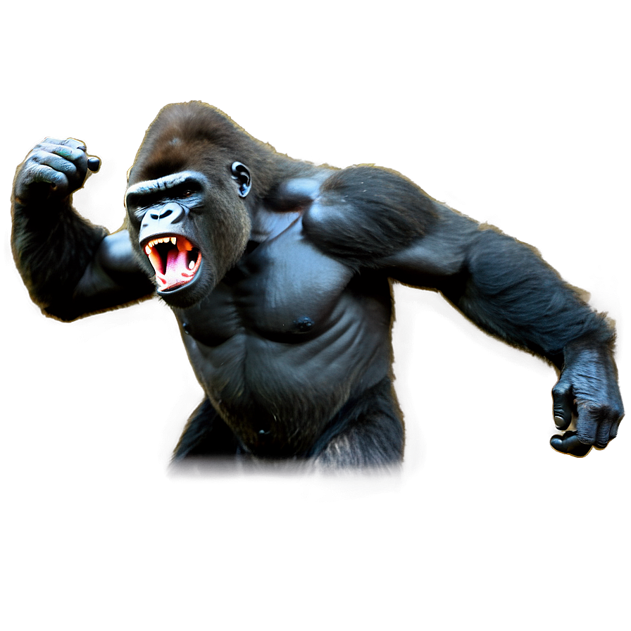 Gorilla In Rage Png Cgr58 PNG Image