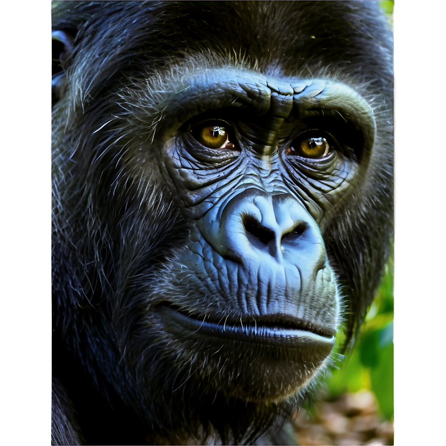 Gorilla Monkey Face Comparison Png 06272024 PNG Image