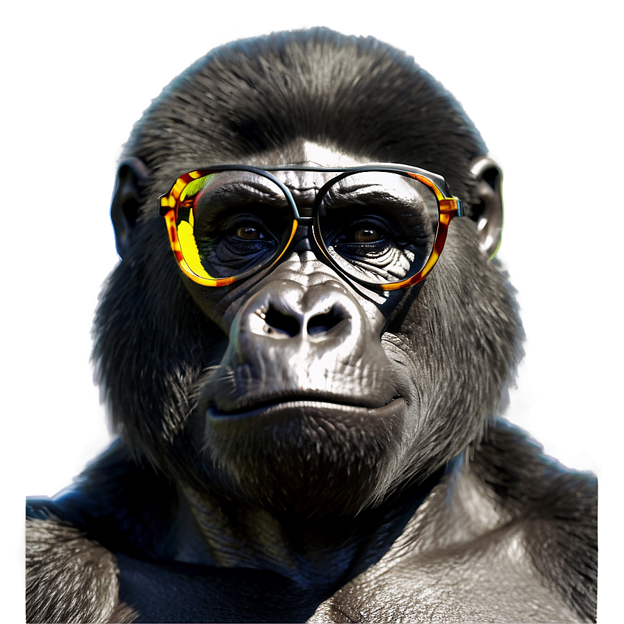 Gorilla Tag Fancy Glasses Png 06282024 PNG Image