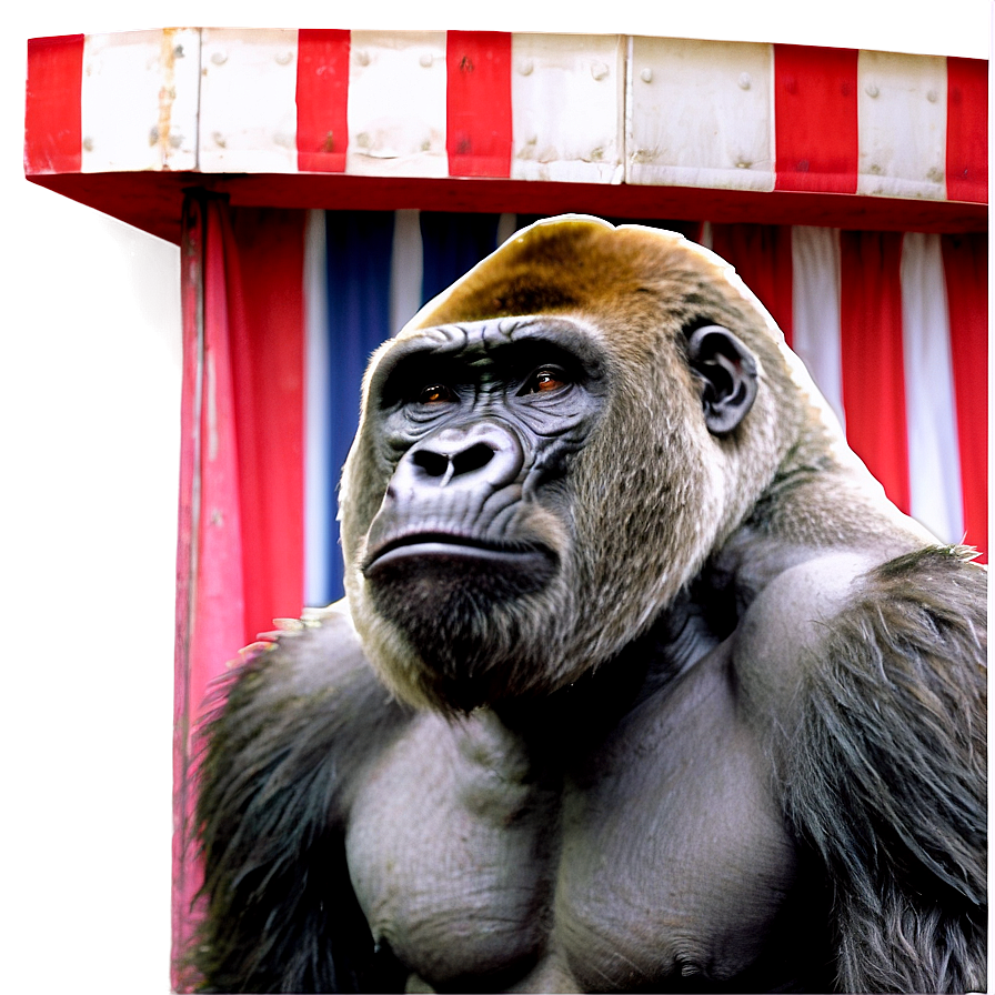 Gorilla Vintage Circus Poster Png 29 PNG Image