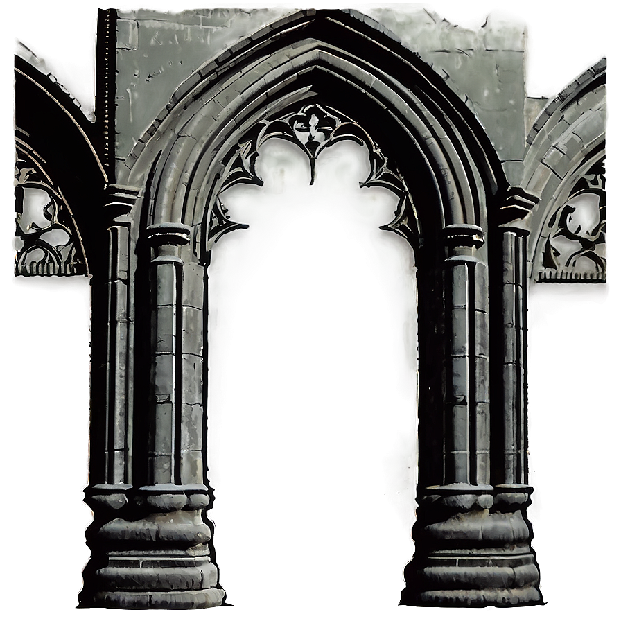 Gothic Architecture Drawing Png Mps41 PNG Image