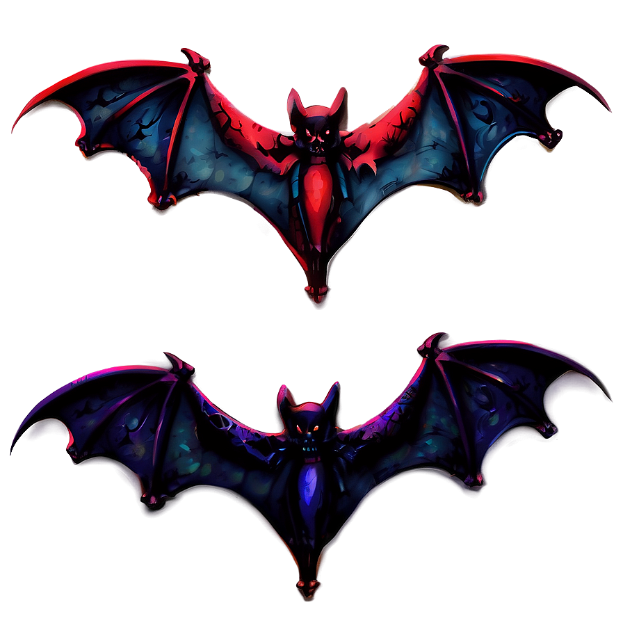 Gothic Bats Art Png 05232024 PNG Image