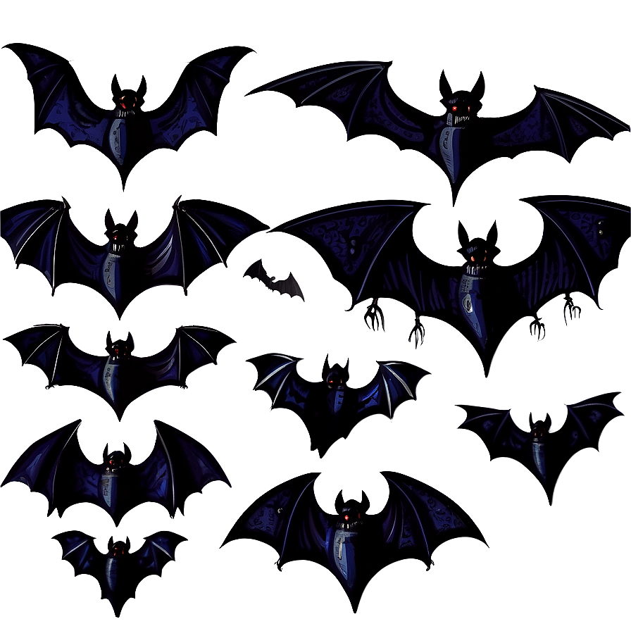 Gothic Bats Art Png Pum94 PNG Image