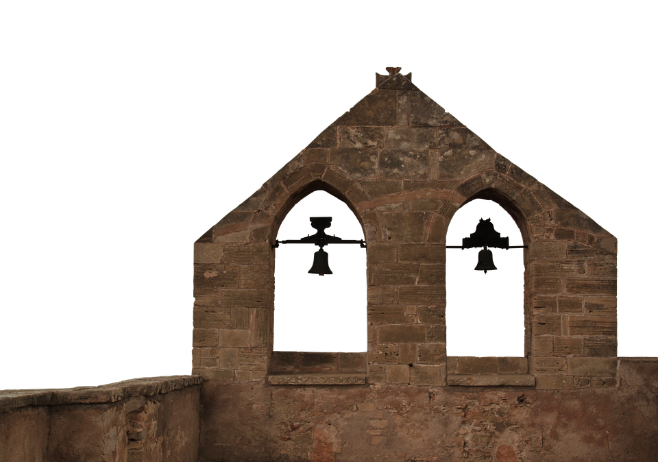 Gothic Bell Tower Architecture PNG Image