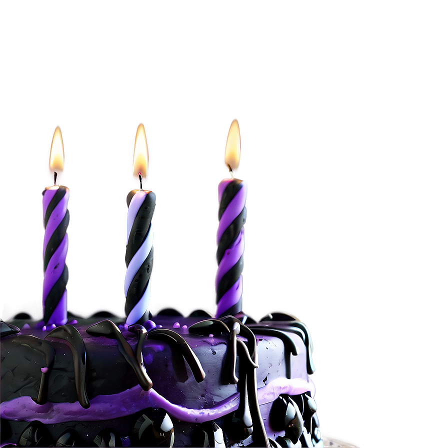 Gothic Birthday Cake Png Obg PNG Image