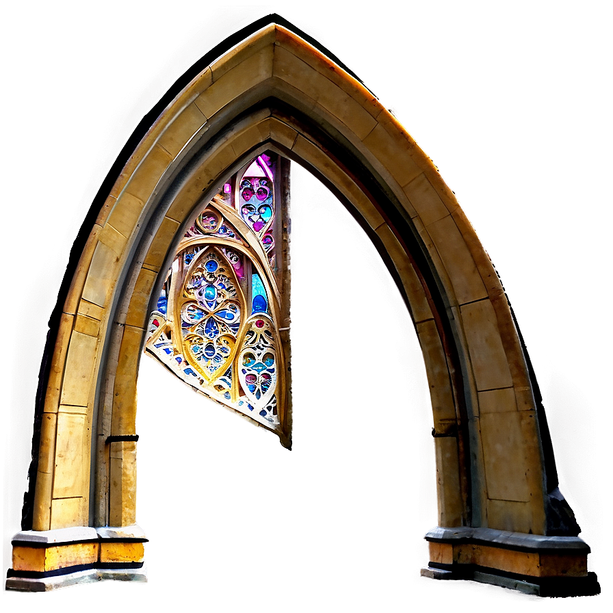 Gothic Cathedral Arch Png Wnl PNG Image