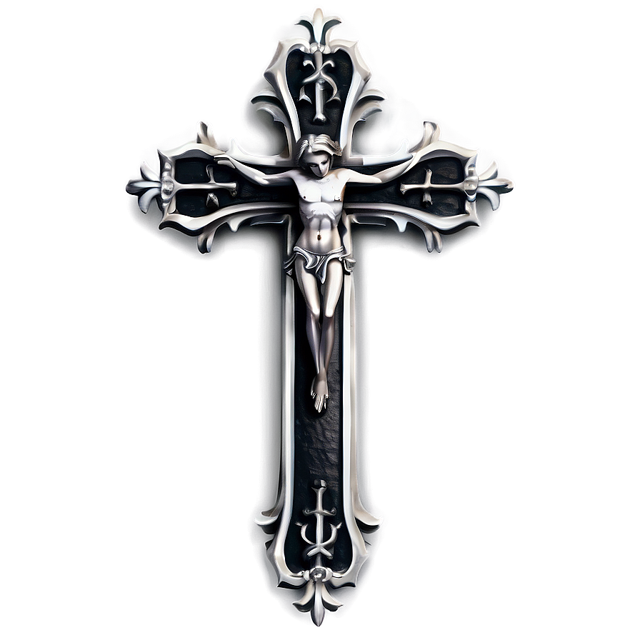 Gothic Cross Illustration Png 64 PNG Image