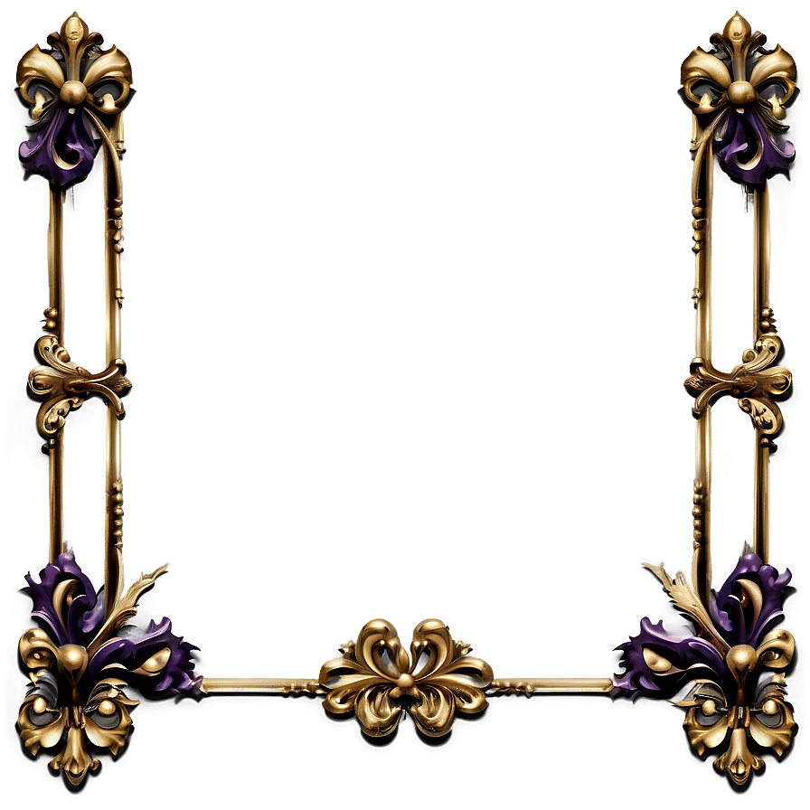 Gothic Frame Decoration Png 06262024 PNG Image