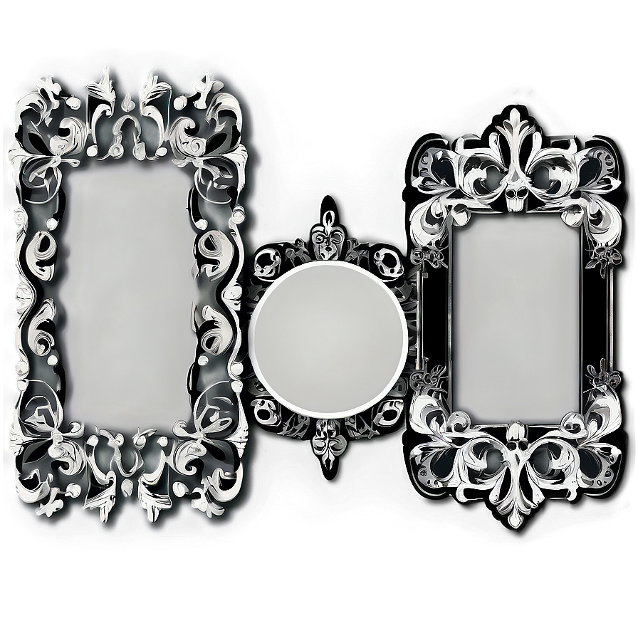 Gothic Frame For Artwork Png Dhm PNG Image