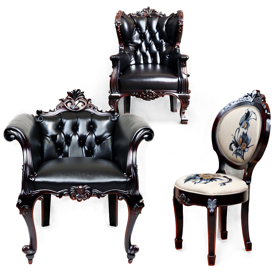 Gothic Furniture Aesthetics Png Eax PNG Image