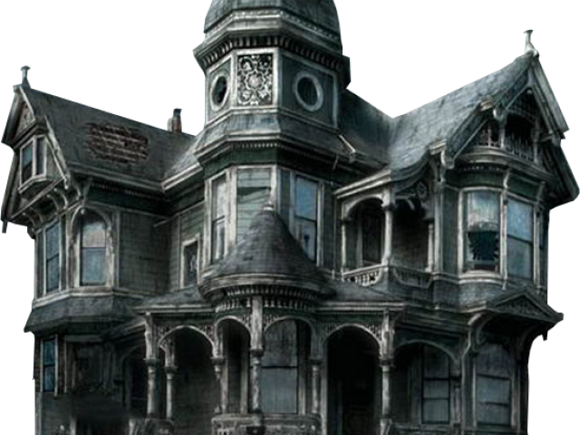 Gothic_ Haunted_ House PNG Image