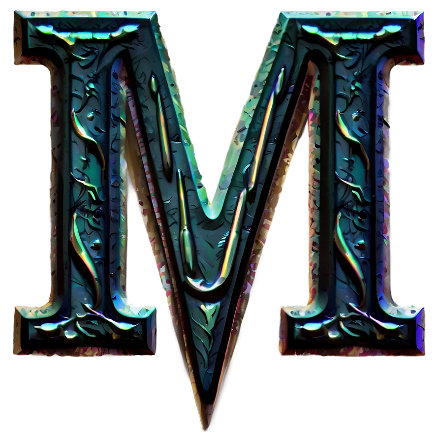 Gothic Letter M Png 96 PNG Image