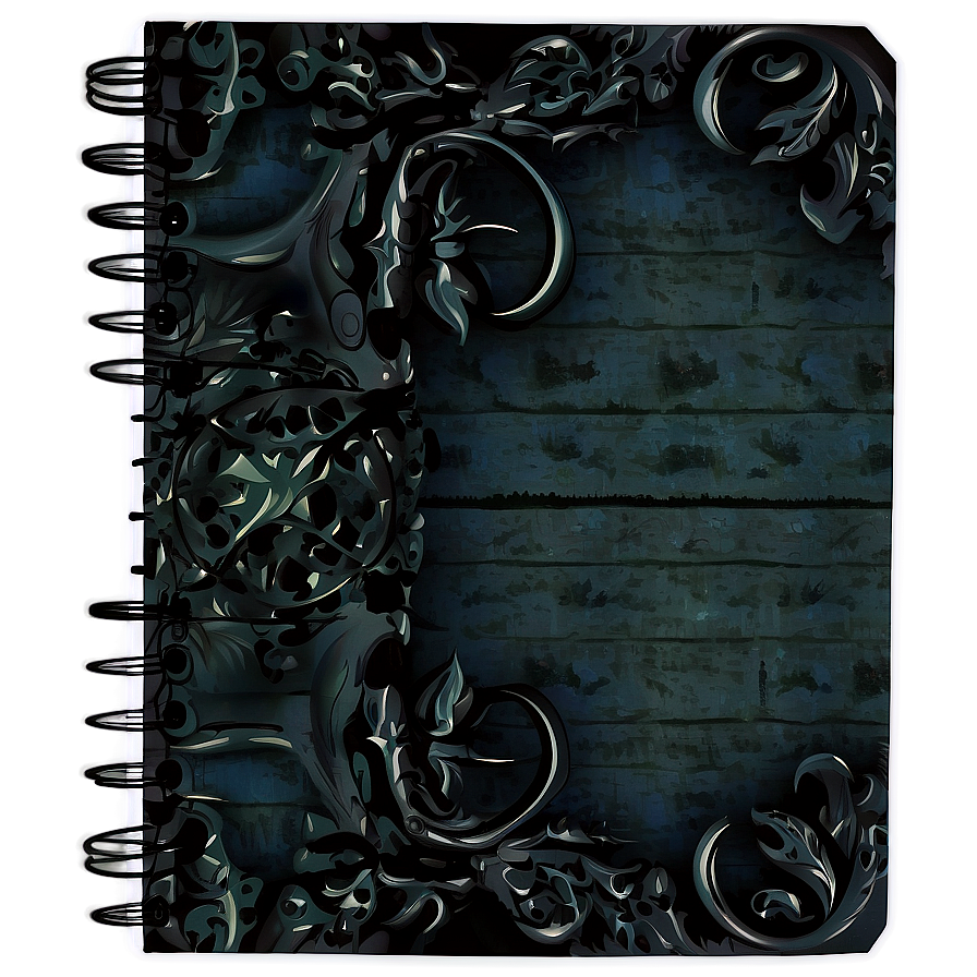 Gothic Notebook Cover Png Njl8 PNG Image