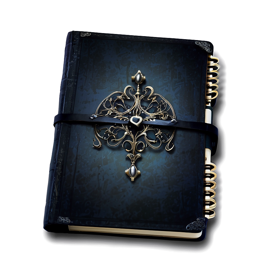 Gothic Notebook Cover Png Xjx PNG Image