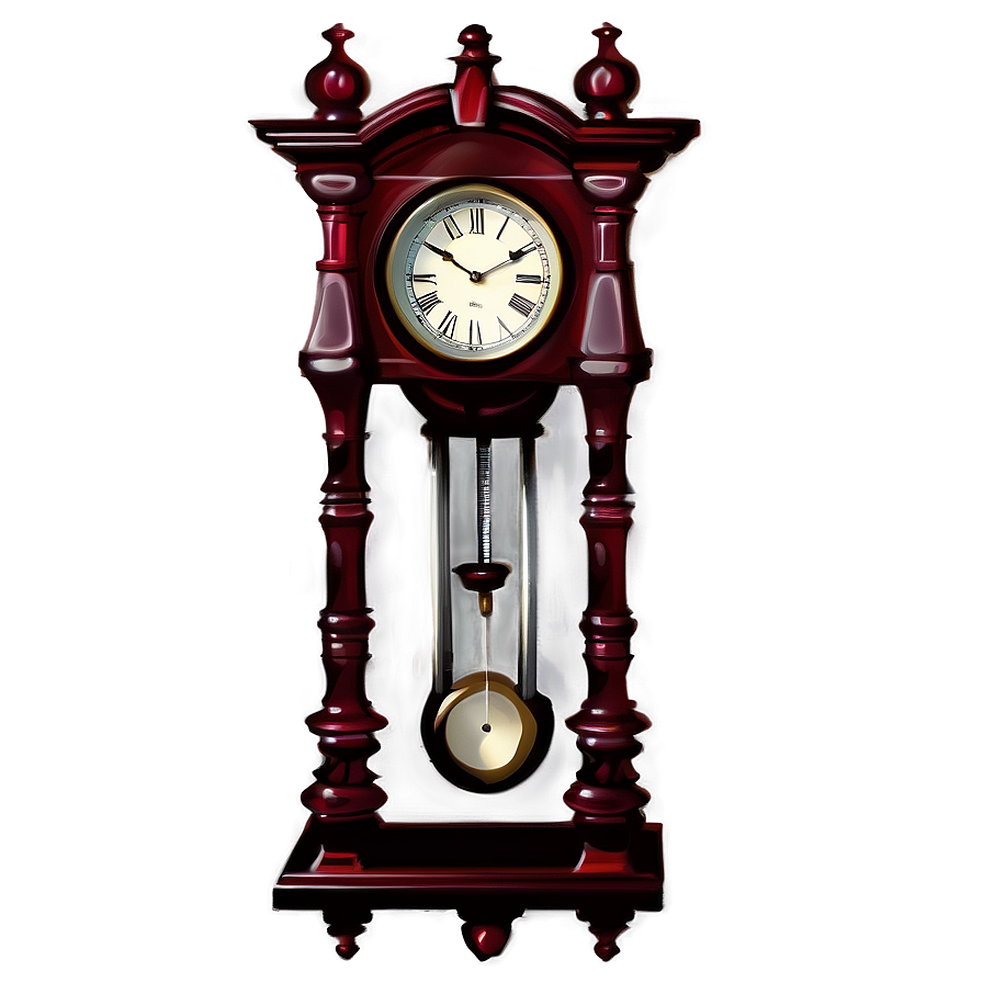 Gothic Pendulum Clock Png Wdt64 PNG Image