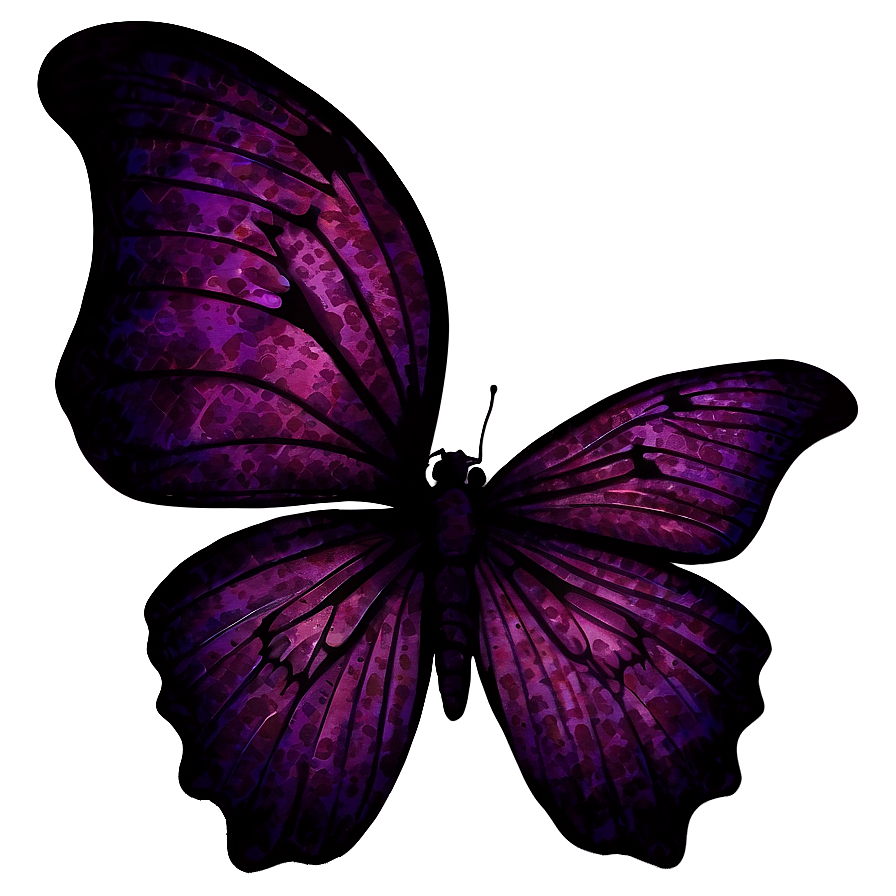 Gothic Purple Butterfly Png Qtw PNG Image